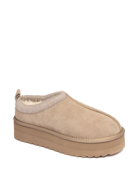 Taupe suede slipon COLORS OF CALIFORNIA | YWPLA13EGGYPLATFORM-TAU